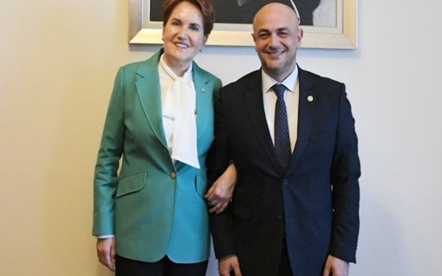 Selçuk Kılıçaslan, İYİ Parti lideri Meral Akşener'le bir araya geldi