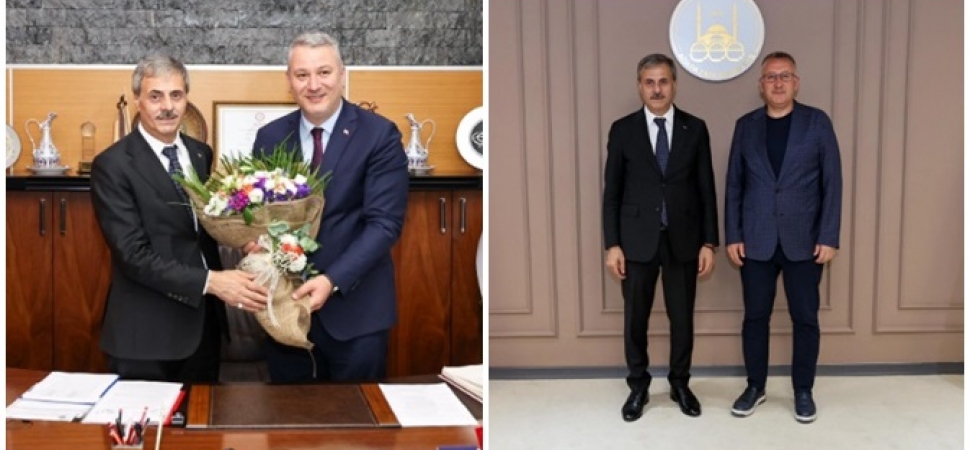 Yusuf Alemdar'dan Osman Çelik ve Mutlu Işıksu'ya ziyaret