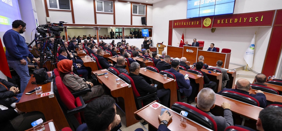 Büyükşehir meclisi 58 gündem maddesiyle toplanıyor
